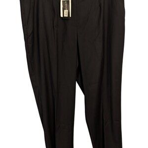 Jones New York Womens Black Stretch Slim Fit Pants 20WP Petite Runway Style